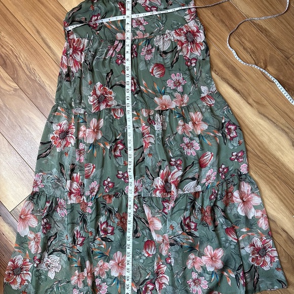 Elena Baldi Silk Blend Floral Sundress Italy Boho S - Picture 6 of 11